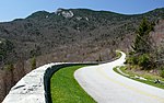 The Blue Ridge Parkway near Grandfather Mountain