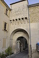 Porte Loriol von der Place Victor Barberin aus. Hinter dem Tor links befindet sich La Gardette