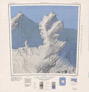 Dotson Ice Shelf in east of map