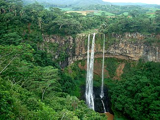 Chamarel-Wasserfall