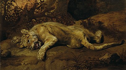 Ξαπλωμένη λέαινα. Μουσείο Λίχτενσταϊν