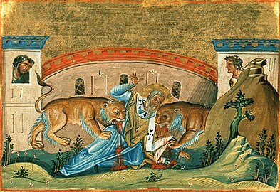 St. Ignatius of Antioch (Menologion of Basil II)