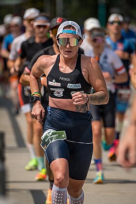 Katharina Grohmann bei den Ironman-Europameisterschaften in Frankfurt am Main (2023)