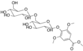 Gentiobiosyl/syringate structure