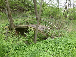 Segmentbogige Betonbrücke