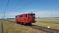 Old diesel railbus (used as tourist train) in Maťovské Vojkovce