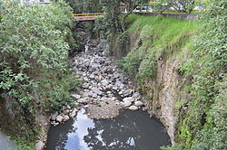 Teil des Flusses Río Magdalena