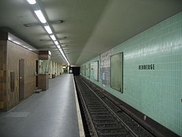 Perron van station Rehberge