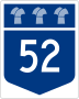 Highway 52 marker