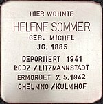 Stolperstein für Helene Sommer (Seidenstraße 45)