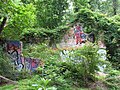 Building arch at the Decatur Waterworks site in DeKalb County, GA. Later collapsed in 2012-2013. I wrote the original article in 2008.