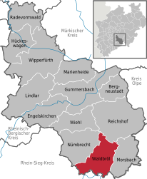 Waldbröl – Mappa