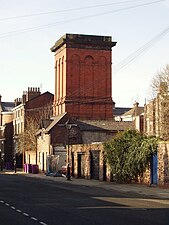 A tunnel ventilation shaft on Blackburne Place