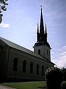 Borrby kirke fra nordøst