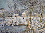 Claude Monet: Der Tümpel im Schnee, 1874–1875