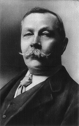 Portretfoto Arthur Conan Doyle, door Arnold Genthe, 1914