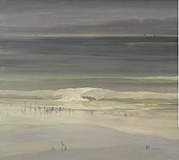 Leon Dabo, Sahil (The Seashore), c. 1900; Masonit üzerinde yağlıboya; 76.8 x 86.4 cm