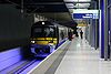 A Heathrow Express train ready to leave the station in 2008