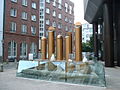 Hydraulischer Brunnen (1981). Kunst am Bau, Deutsche Bundesbank Hamburg, Deichstraße, Hamburg