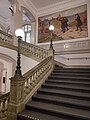 Stairs leading to the auditorium