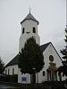 Außenansicht der Kirche St. Barbara in Mellen