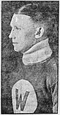 Mickey O'Leary with the Calgary Wanderers