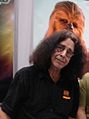 Peter Mayhew (actor who played Chewbacca), at a convention in Monterrey. For vanity reasons, I had to cut myself from the photo.