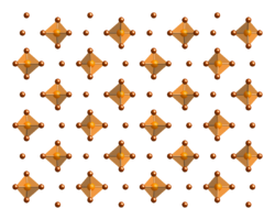 Kristallstruktur von Phosphorpentabromid