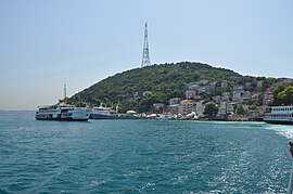 A view of the Rumelikavağı skyline from the Bosphorus
