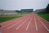 Athletics track at Rynearson Stadium