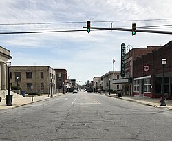 Main Street, downtown