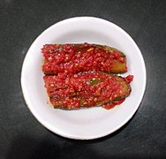 Taruang (eggplant) balado