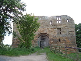 Restanten van het kasteel