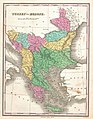 Türkei (Osmanisches Reich), Europäischer Teil, 1827 (Finley: A New General Altas)