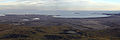 Panoramic view of the southern bay from Meden Rid