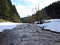 Schneeschmelze im Tal des Breitenbach