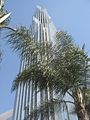 The spiral tower of Crystal Cathedral.