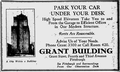 Grant Building advertisement from 1930