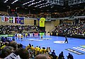Handballländerspiel zwischen Schweden und Island am 8. Januar 2013 in der Helsingborg Arena