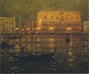 Büyük kanal, Venedik, Henri Le Sidaner, 1906