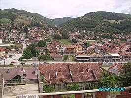 Kaçanik, gezien vanuit het westen