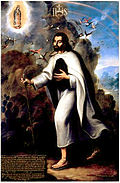 Painting of Juan Diego by Miguel Cabrera.