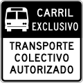 R3-10a Bus lane (post-mounted)