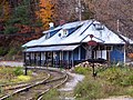 Alte Bahnhaltestelle in Wakefield, Quebec, Kanada. (Woche 28)