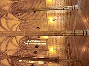 Gothic style pillars and interior