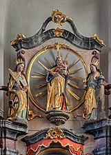 Madonna mit der Hl. Katharina und der Hl. Barbara Rechter Seitenaltar