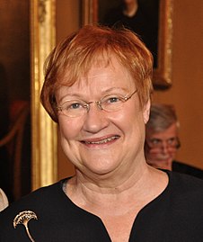 Tarja Halonen (2000–2012) (1943-12-24) 24 December 1943 (age 80)   SDP