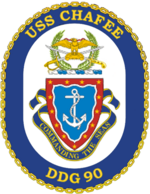 The crest of USS Chafee