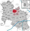 Lage der Gemeinde Wemding im Landkreis Donau-Ries