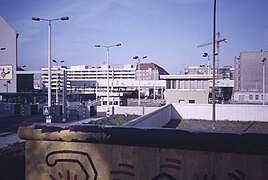 Mauer und Grenzübergangsstelle Friedrichstraße, 1986